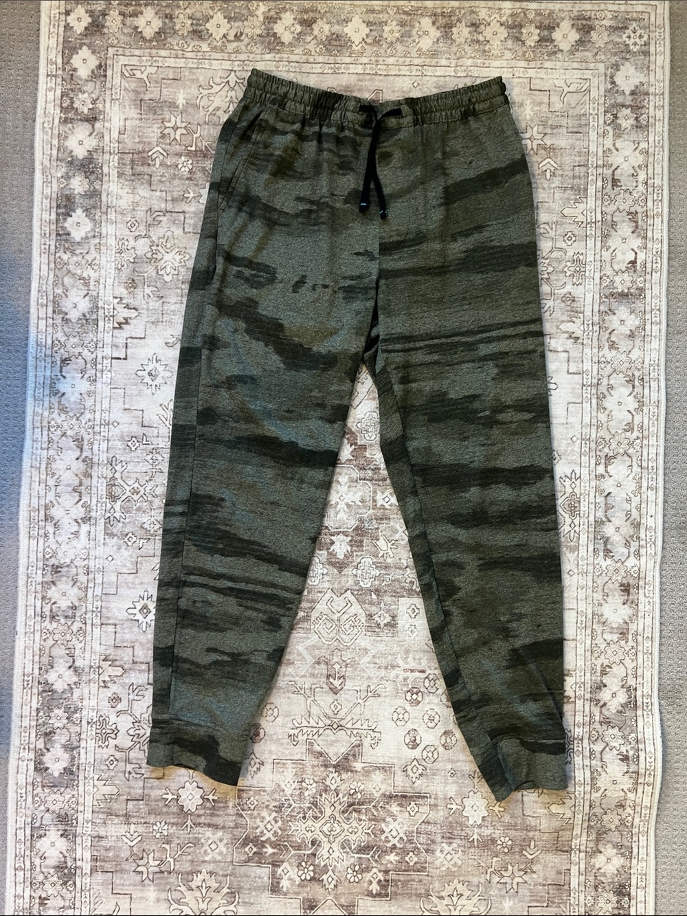 Stance Men's Olive Camo Joggers with Black Drawstring